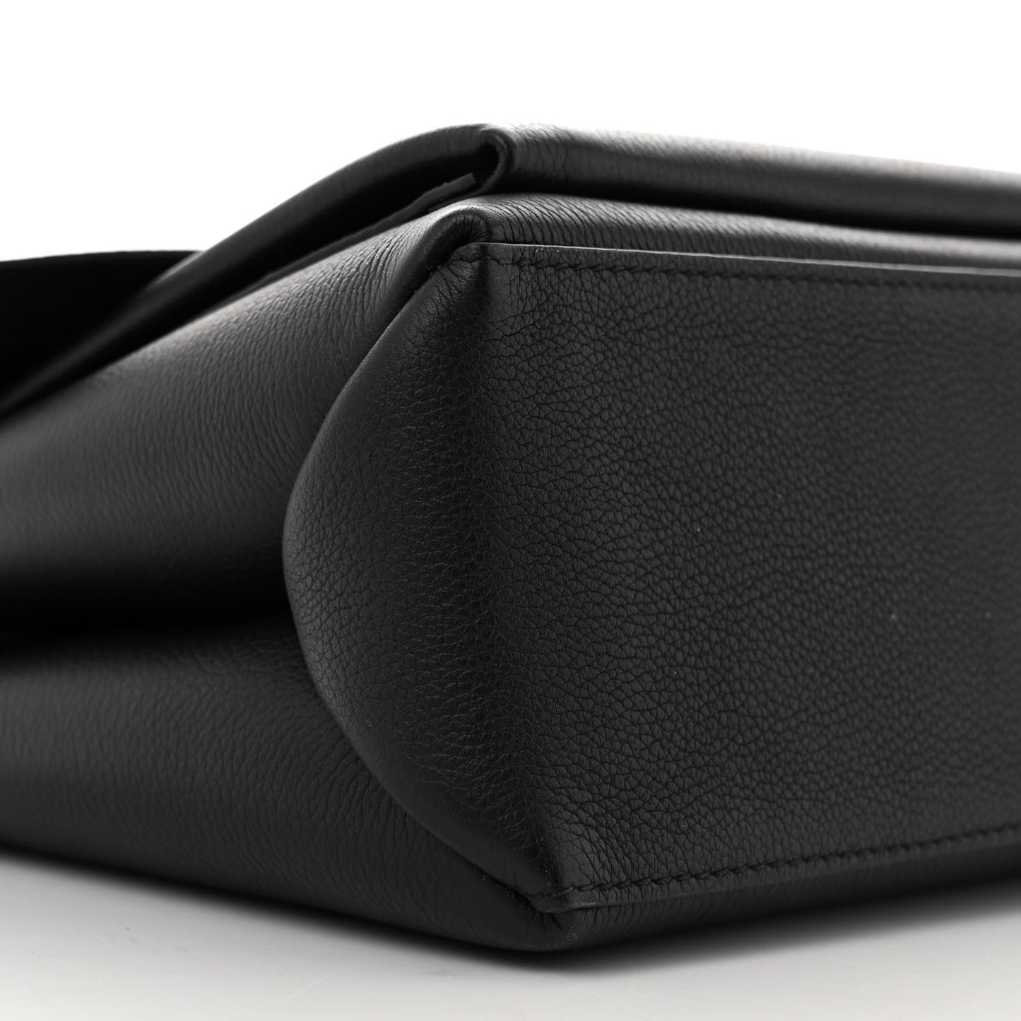 Soft Calfskin My Lockme Top Handle Black
