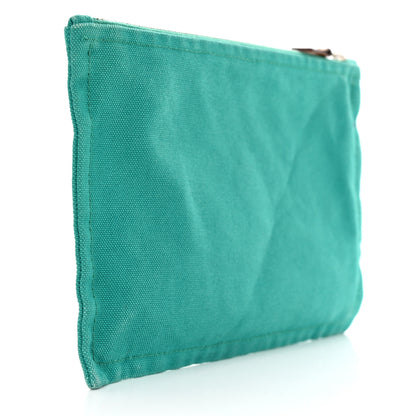 Hermes Toile Small Bain New Yachting Case Bleu Paon 3 of 12
