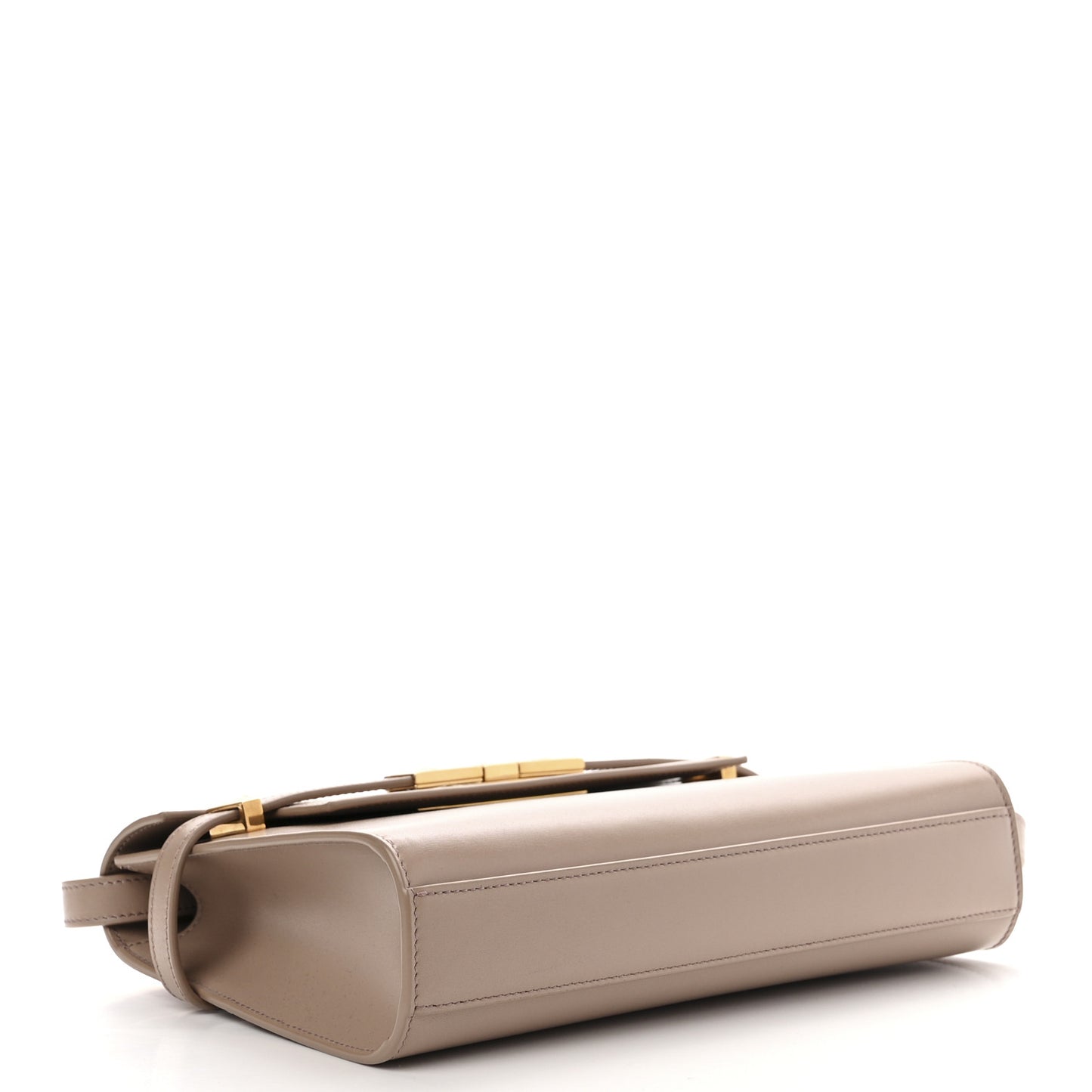 Smooth Calfskin Small Manhattan Shoulder Bag Rosy Sand