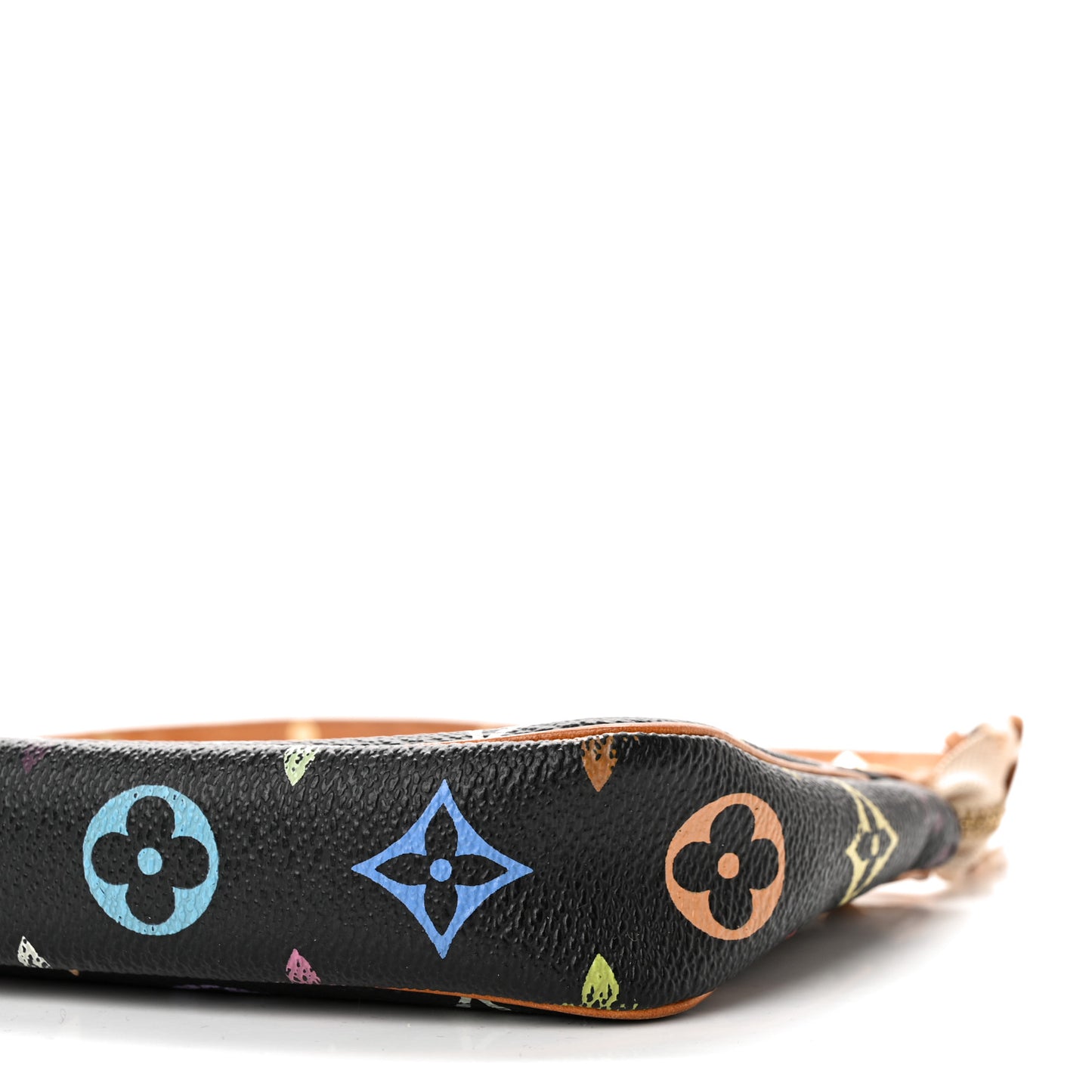 Monogram Multicolor Pochette Accessories Black