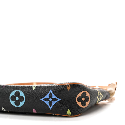 Louis Vuitton Monogram Multicolor Pochette Accessories Black 10 of 15