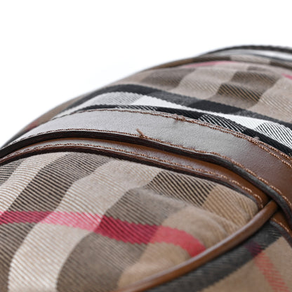 Burberry House Check Satchel Saddle Brown 5 of 5