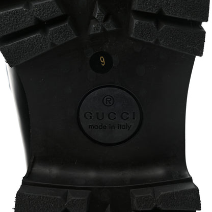 Gucci Cordovan Lux Mens Harald Horsebit Ankle Boots 9 Black 6 of 8