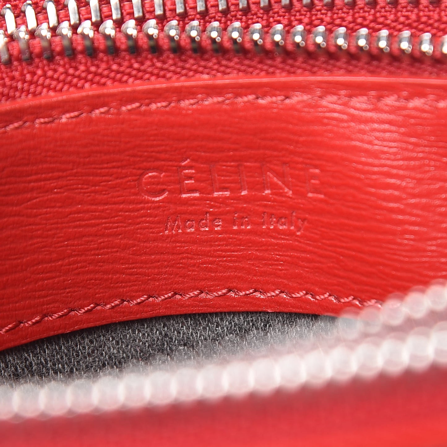 Liege Calfskin Small Trio Crossbody Bag Pop Red