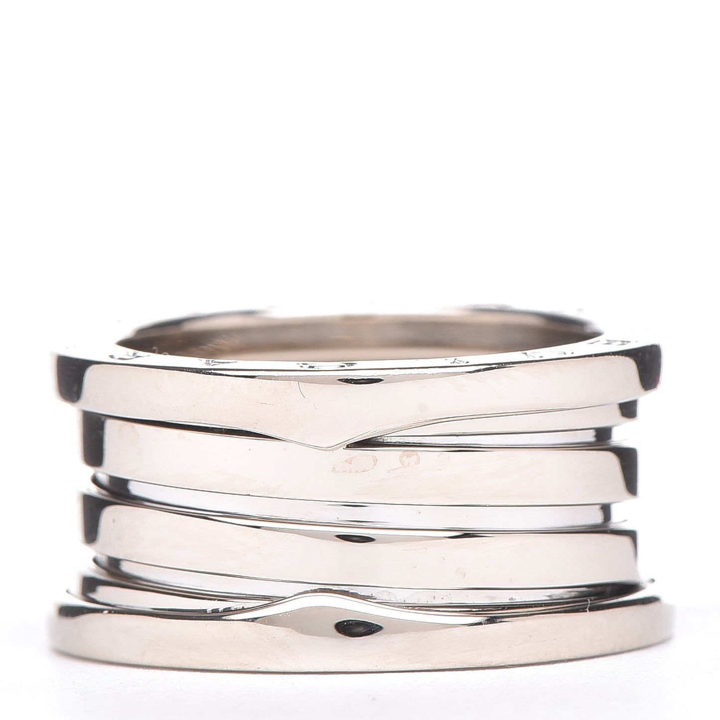 18K White Gold B.Zero1 3 Band Ring 53 6.25