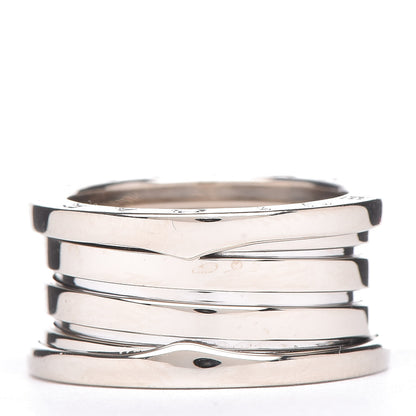 Bulgari 18K White Gold B.Zero1 3 Band Ring 53 6.25 3 of 5