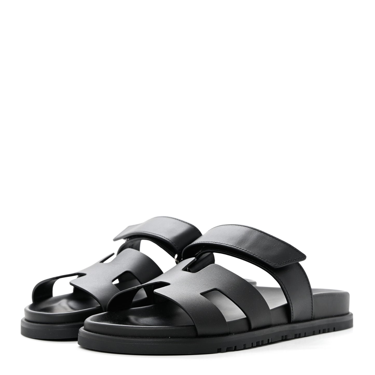 Calfskin Womens Chypre Sandals 38 Black