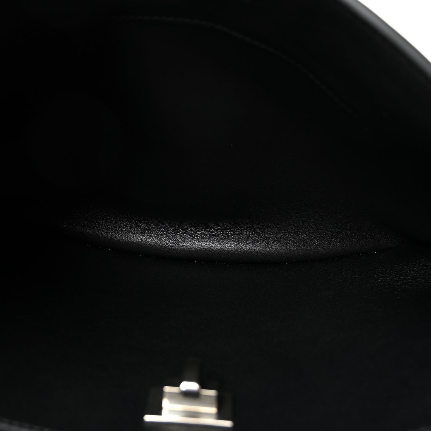 Natural Smooth Madeline Calfskin Fringes Small Rodeo Top Handle Handbag Black
