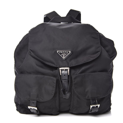 Prada Nylon Vela Medium Backpack Black 1 of 12