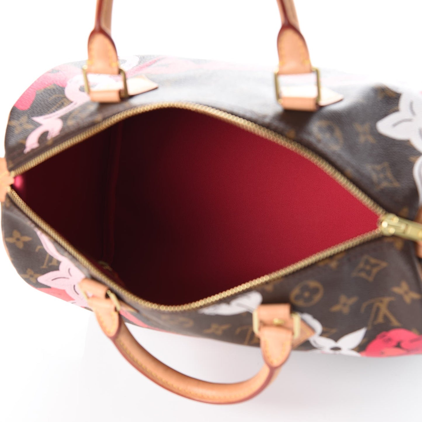 Monogram Bay Speedy 30 Rose Ballerine Poppy
