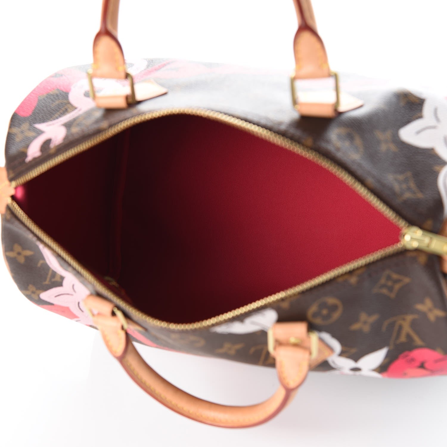 Louis Vuitton Monogram Bay Speedy 30 Rose Ballerine Poppy 5 of 8