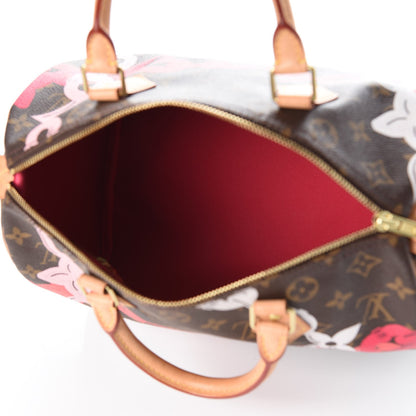 Louis Vuitton Monogram Bay Speedy 30 Rose Ballerine Poppy 5 of 8