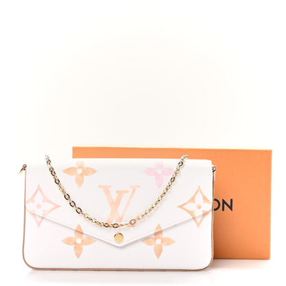 Louis Vuitton Monogram Giant By The Pool 2.0 Felicie Pochette Chain Wallet Beige 11 of 11