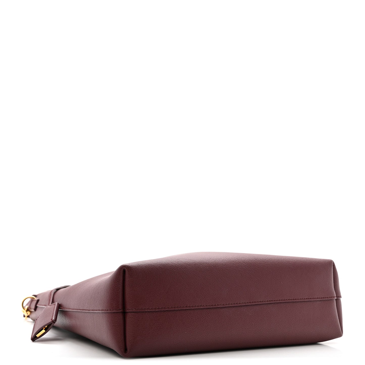 Calfskin Toy Shopping Tote Dark Red