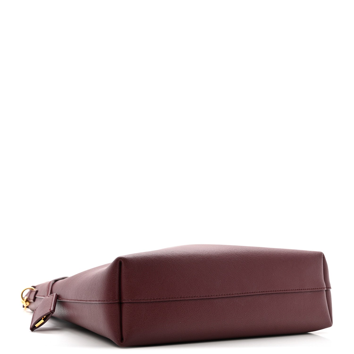 Saint Laurent Calfskin Toy Shopping Tote Dark Red 4 of 9