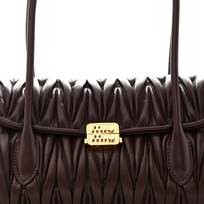 Miu Miu Nappa Matelasse Shoulder Bag Radica 7 of 9