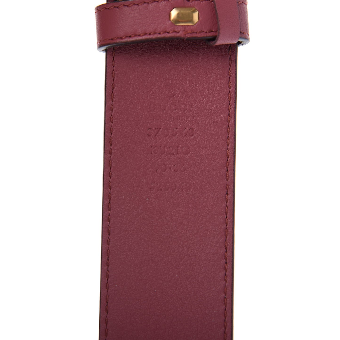 GG Supreme Monogram Blooms Moon Calfskin Interlocking G 37mm Belt 90 36 Beige Ebony Multicolor Dry Rose