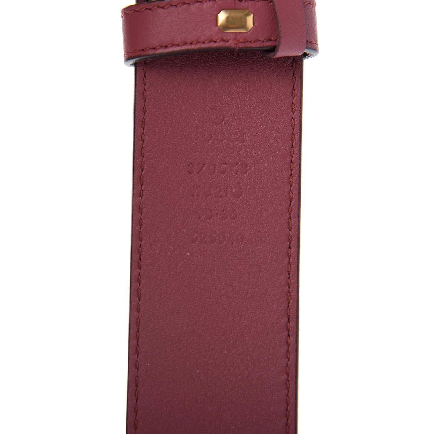 Gucci GG Supreme Monogram Blooms Moon Calfskin Interlocking G 37mm Belt 90 36 Beige Ebony Multicolor Dry Rose 5 of 7