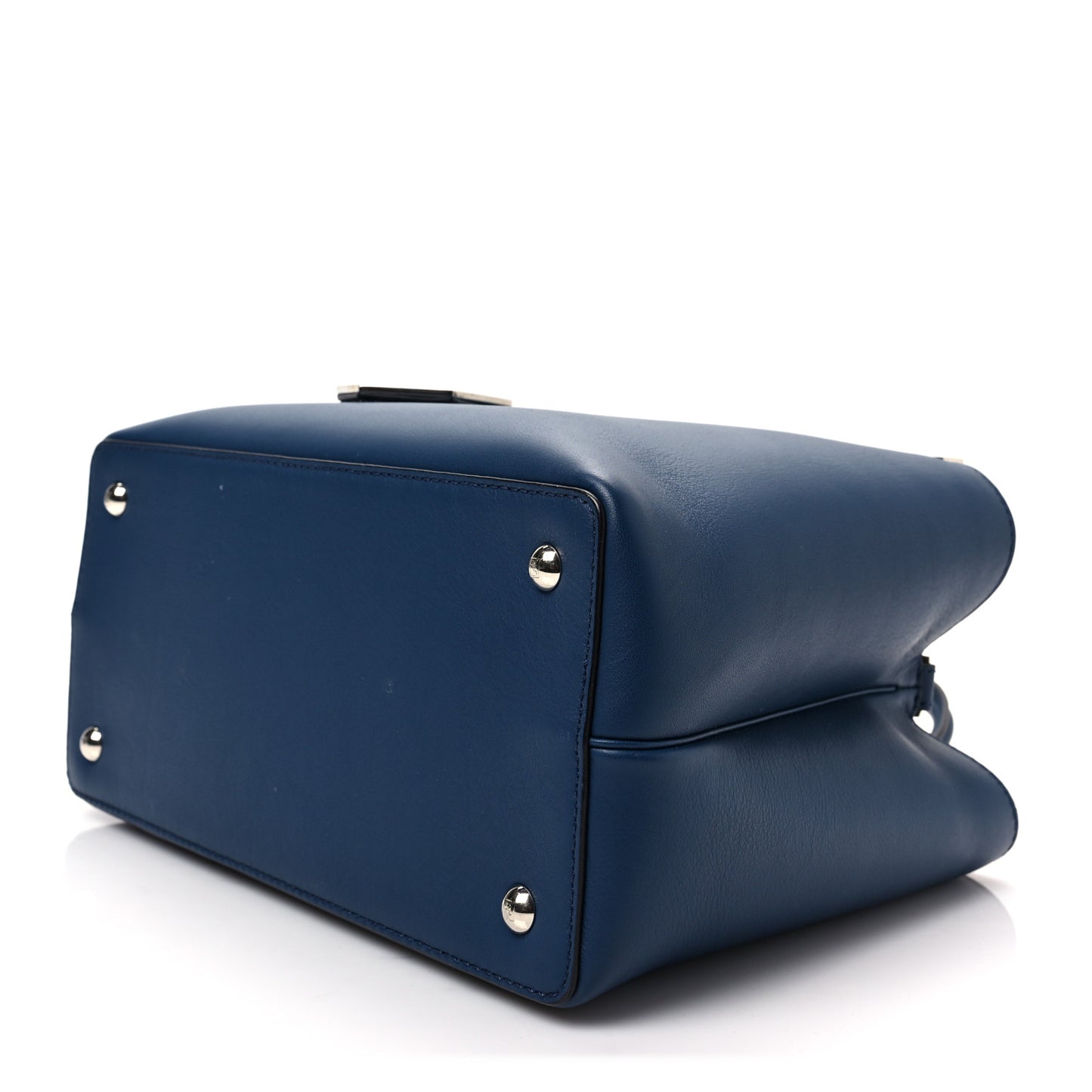Vitello Dolce Century Petite 2Jours Tote Blue Rosa Doll
