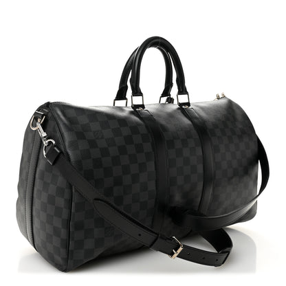 Louis Vuitton Damier Graphite Keepall Bandouliere 45 2 of 9