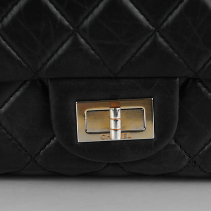 Chanel Aged Calfskin Quilted 50th Anniversary 2.55 Reissue 227 Flap Black 3 of 9