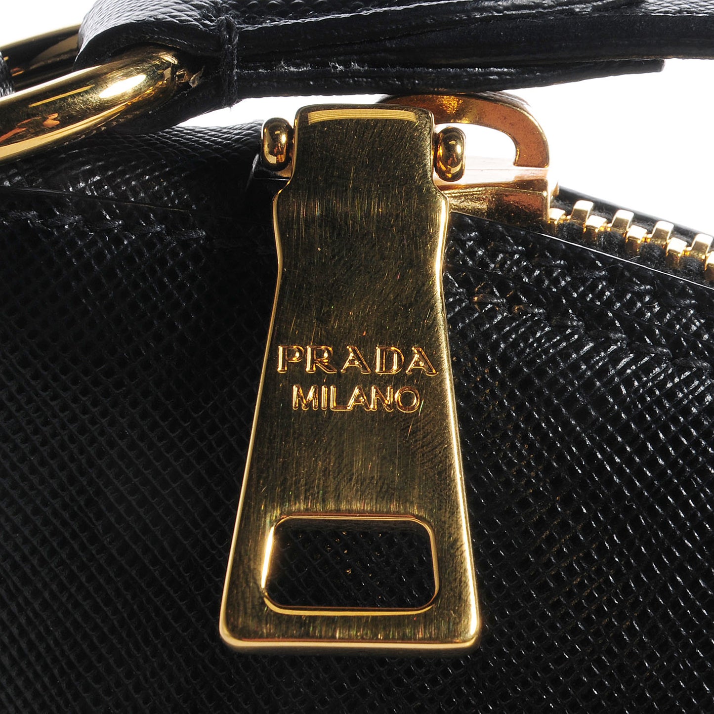 Saffiano Lux Shoulder Bag Nero Black