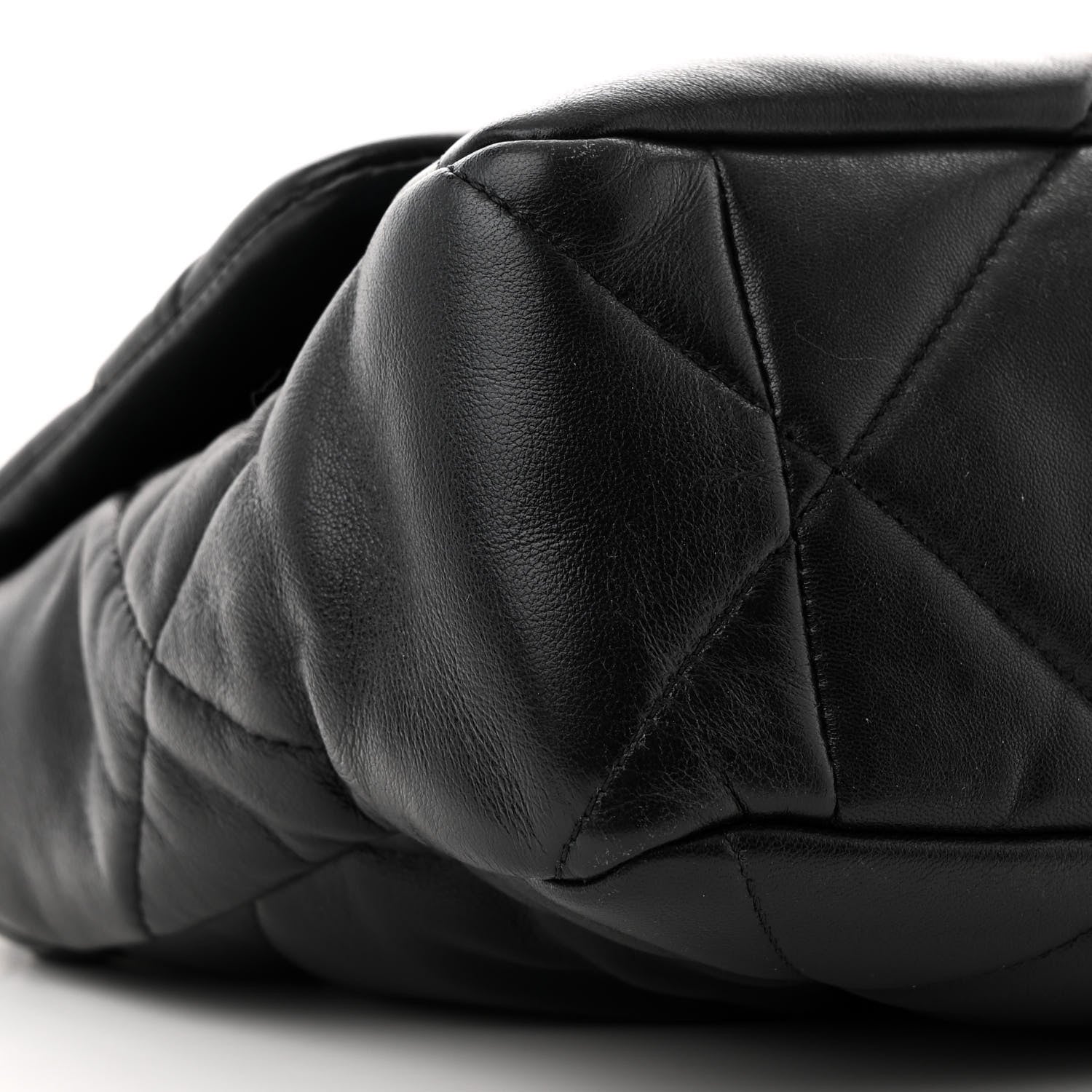 Chanel Lambskin Quilted Large Chanel 19 Flap Black 9 of 10