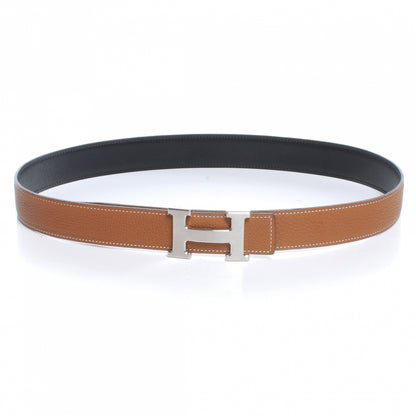 Hermes Togo Box Reversible Constance 32mm H Belt 85 Gold Noir 1 of 6