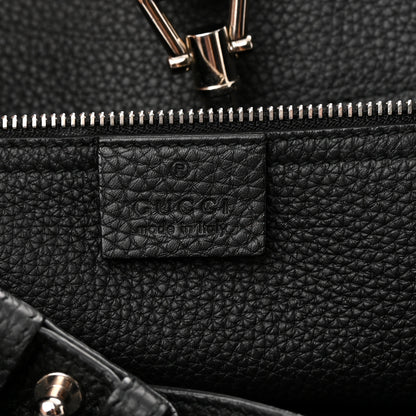 Gucci Soft Calfskin Medium Jackie Top Handle Bag Black 6 of 15