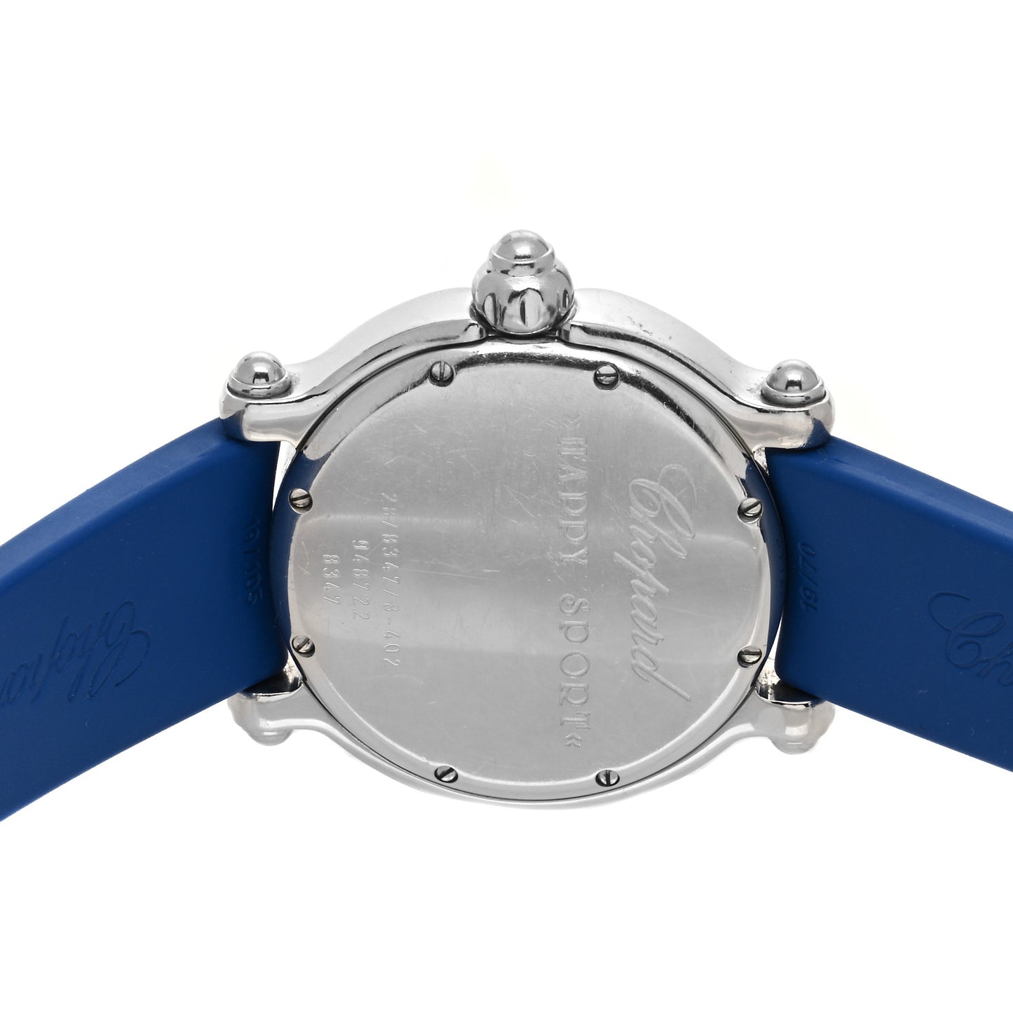 Stainless Steel Rubber Ruby Yellow Blue Sapphire 38mm Happy Sport Beach Fish Quartz Watch Black