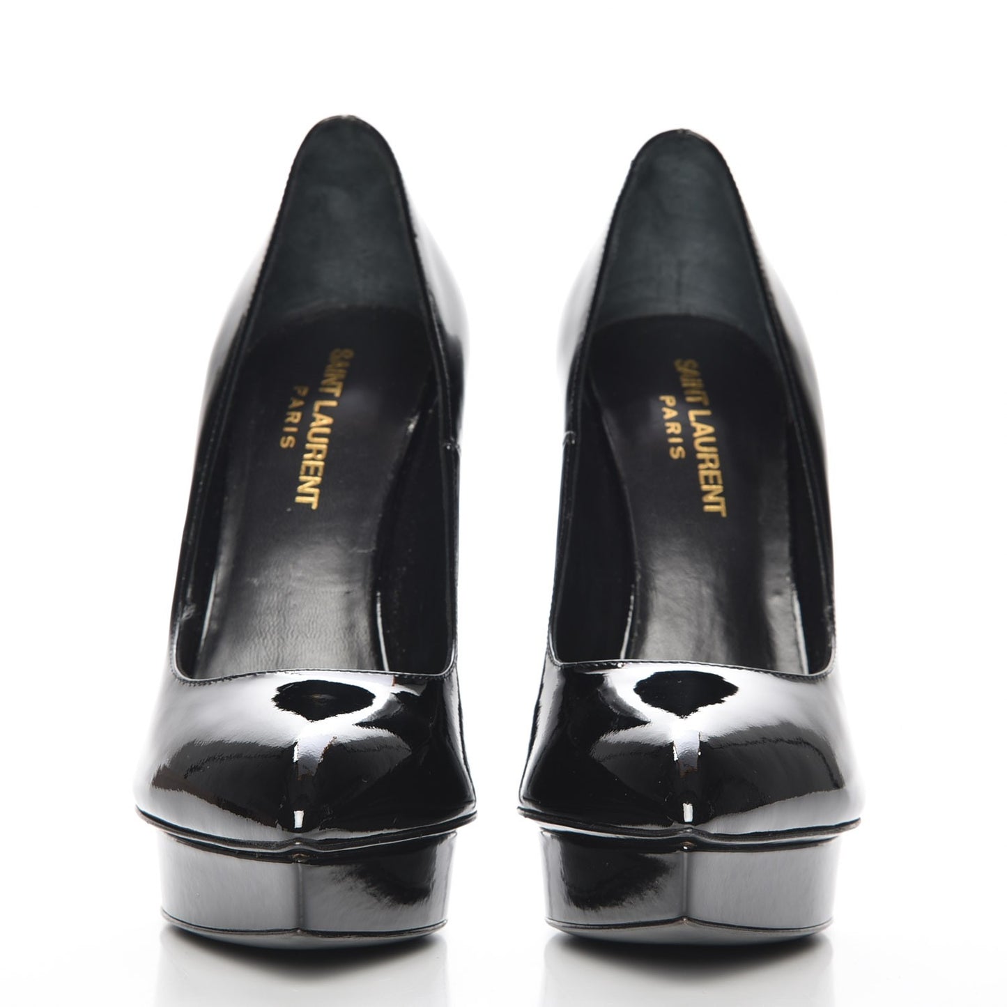 Patent Calfskin Janis 105 Pumps 37.5 Nero Black