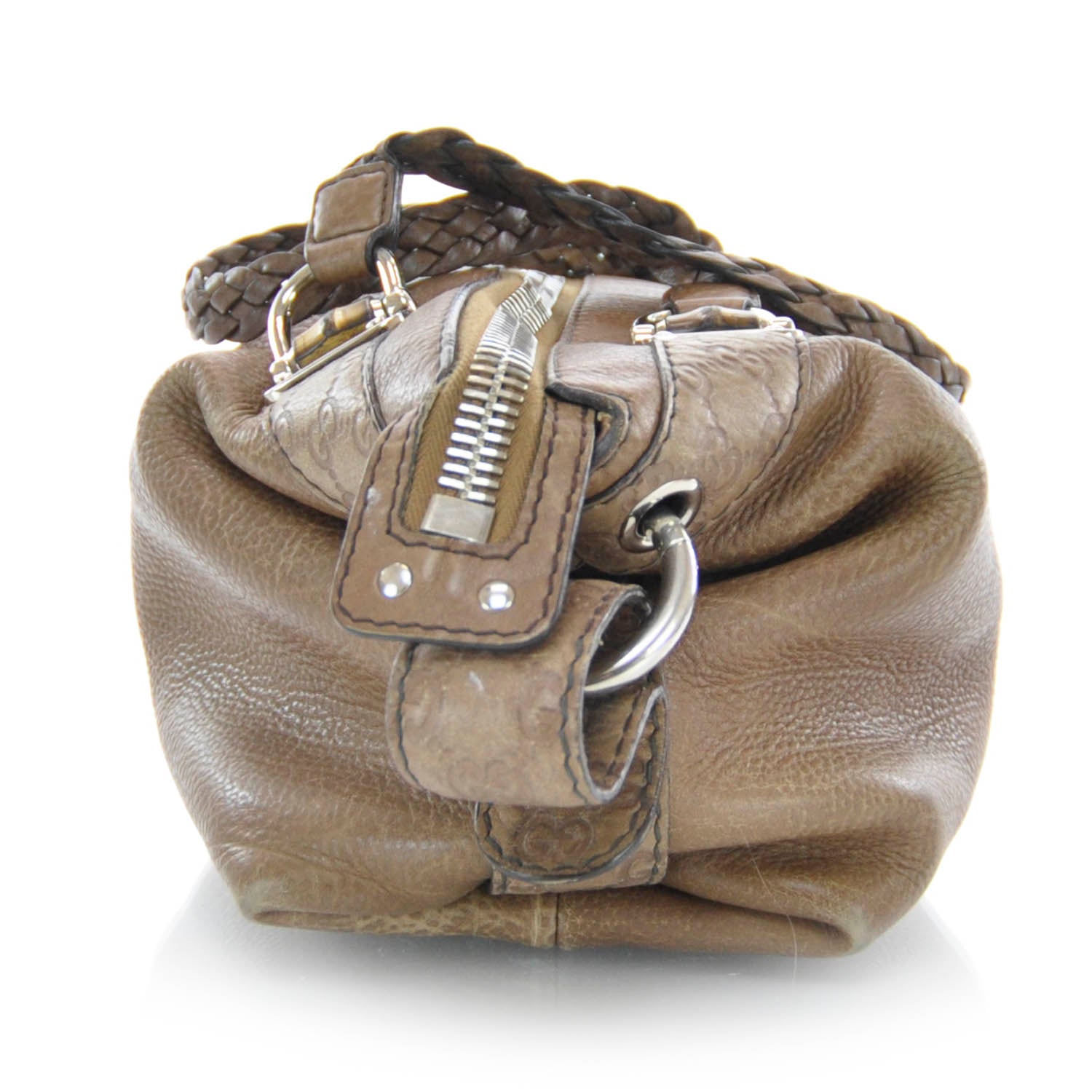 Gucci Leather Bamboo Bar Medium Shoulder Bag 4 of 10