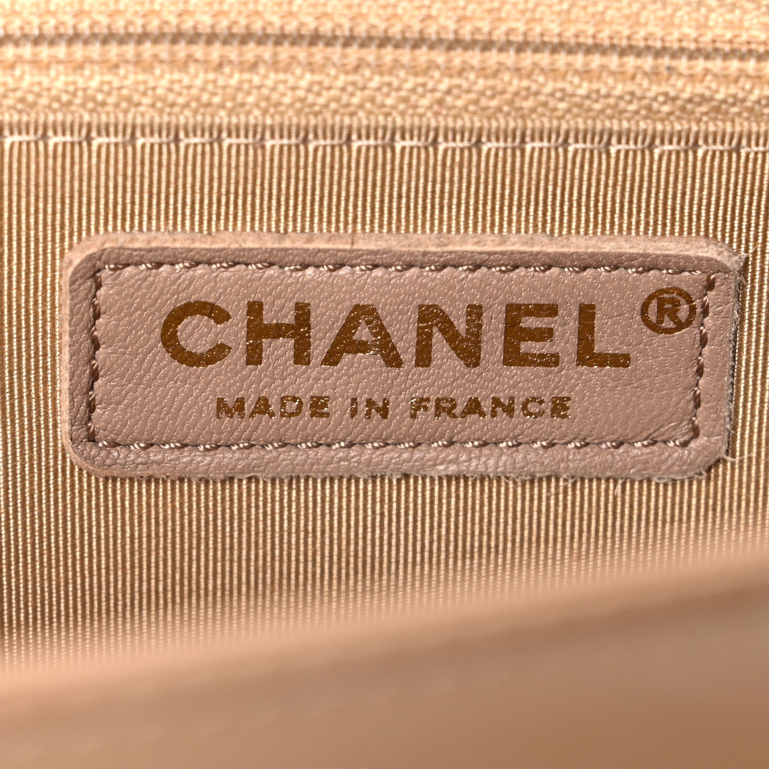 Chanel Iridescent Glazed Calfskin Quilted New Medium Boy Flap Dark Beige 6 of 11