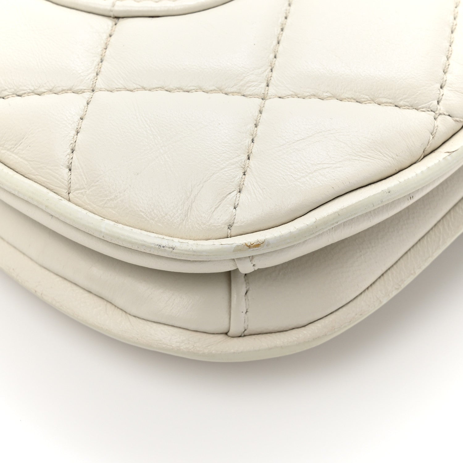 Chanel Lambskin Quilted 2 Pocket Messenger Flap White 20 of 20