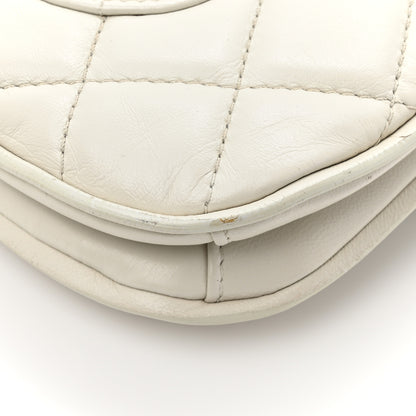 Chanel Lambskin Quilted 2 Pocket Messenger Flap White 20 of 20