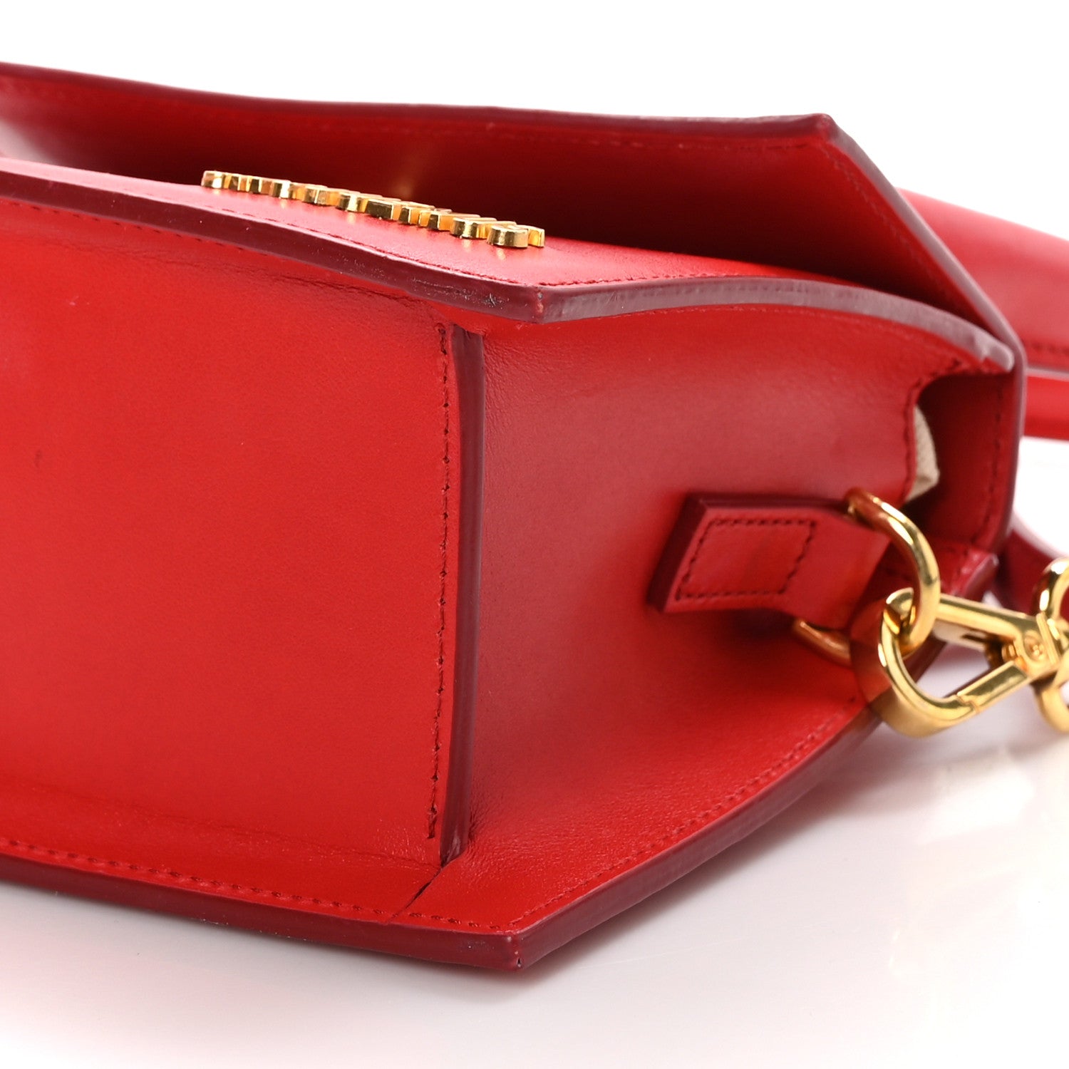Jacquemus Smooth Calfskin Le Chiquito Moyen Red 9 of 9