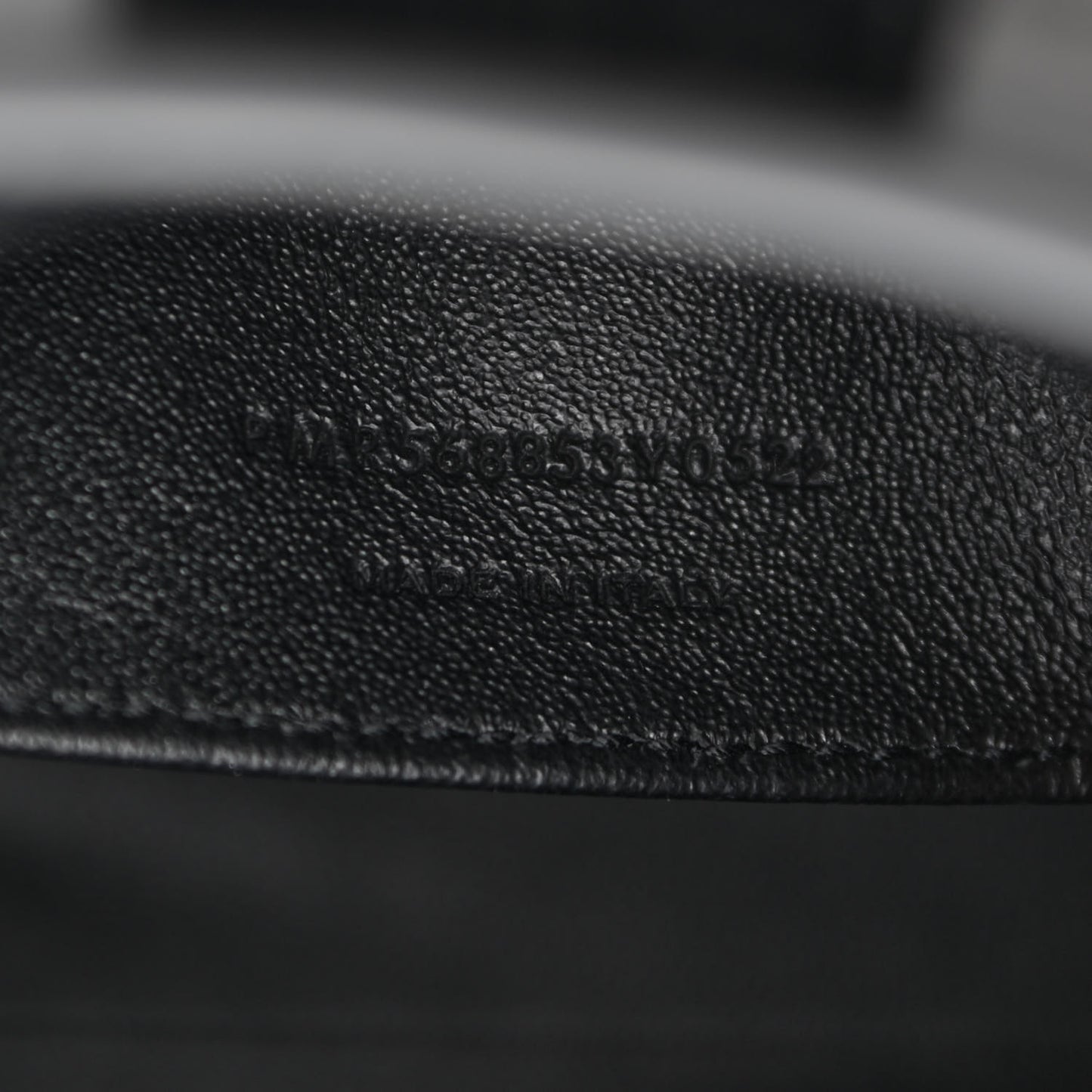 Calfskin Monogram Baby Cabas Black