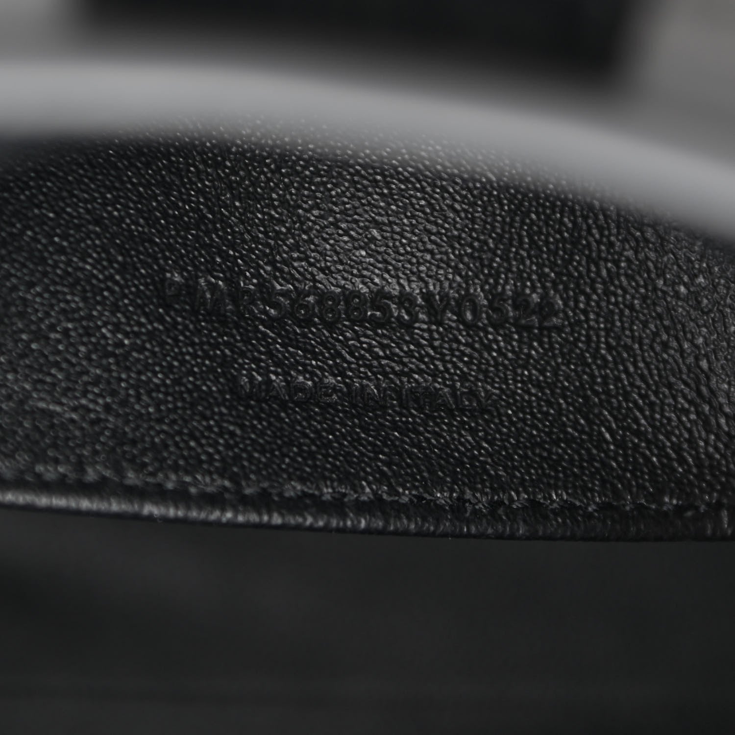 Saint Laurent Calfskin Monogram Baby Cabas Black 7 of 12