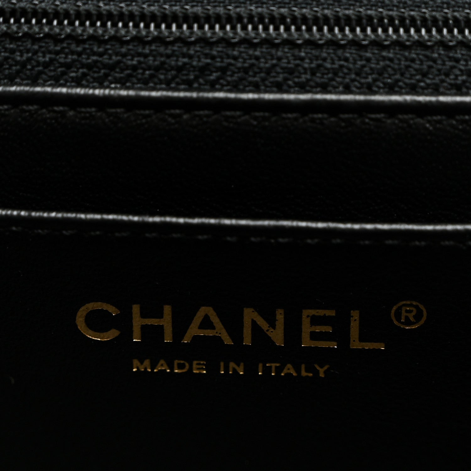 Chanel Crumpled Grained Calfskin Medium Two Tone Flap Black 6 of 10