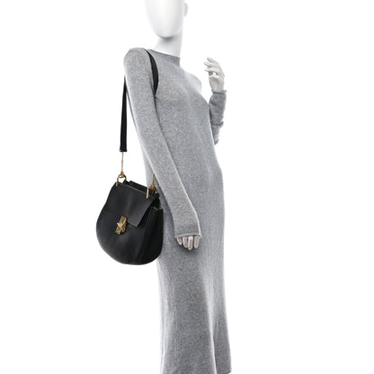 Chloe Grained Lambskin Large Drew Shoulder Bag Black 2 of 9