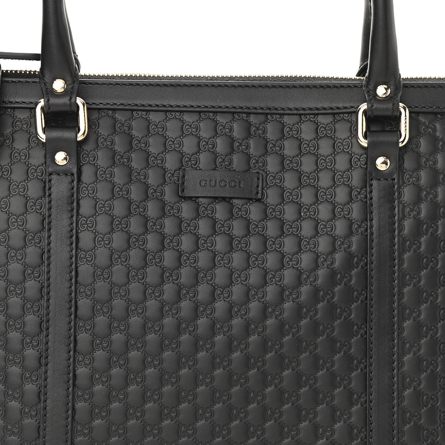 Gucci Soft Microguccissima Small Zippered Satchel Black 8 of 10