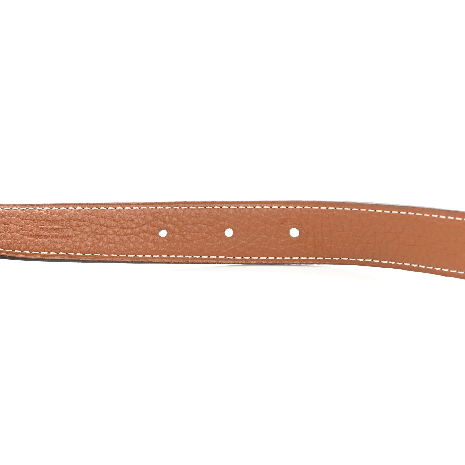 Hermes Box Togo 32mm Constance H Belt 90 Black Gold 5 of 7