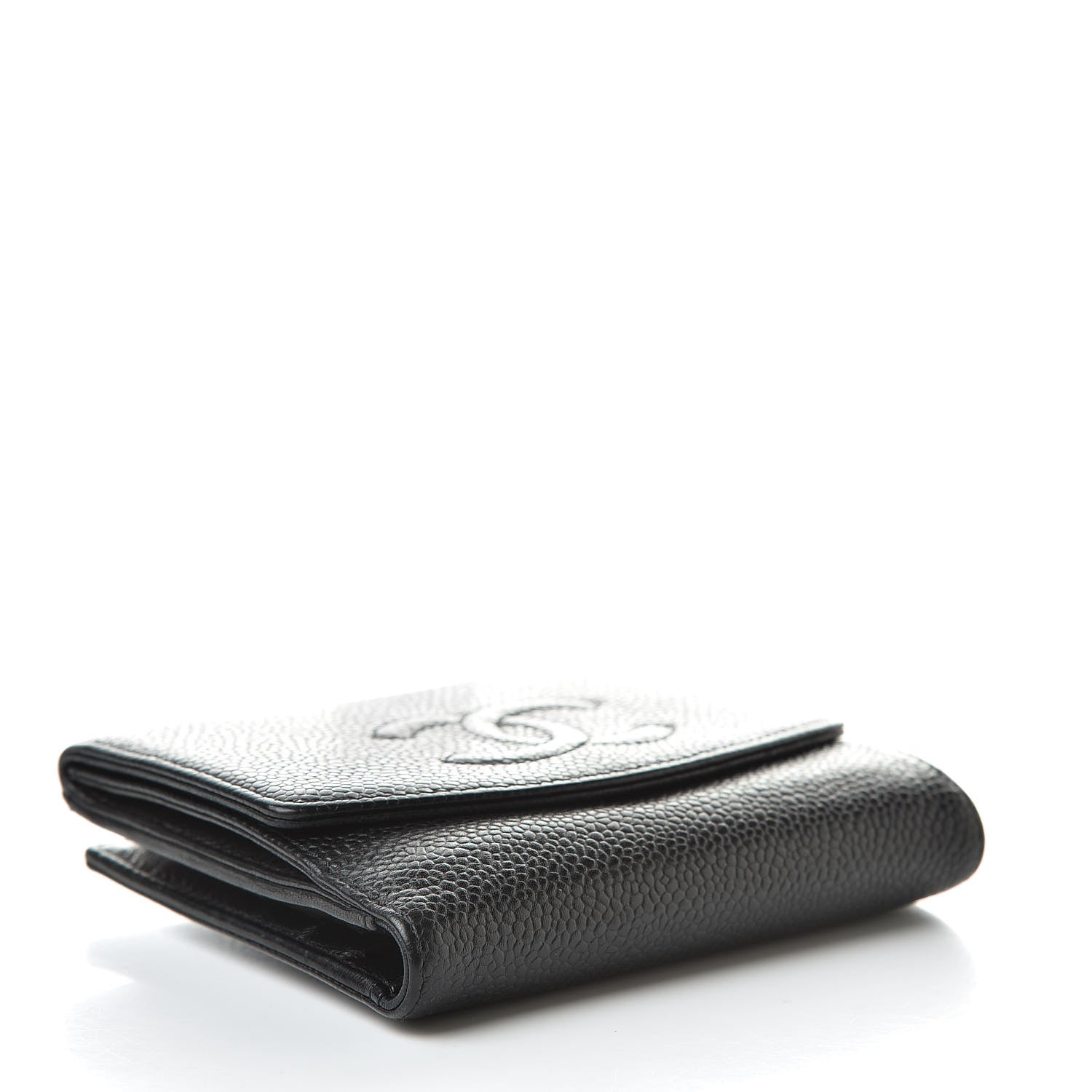 Chanel Caviar Timeless CC Compact Flap Wallet Black 4 of 16
