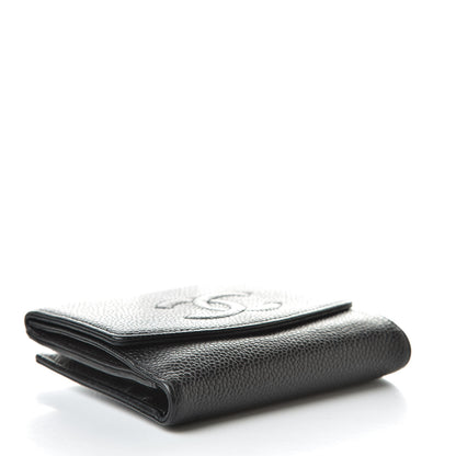 Chanel Caviar Timeless CC Compact Flap Wallet Black 4 of 16