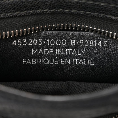 Balenciaga Chevre Silver Metallic Edge Hardware Nano City Black 7 of 20