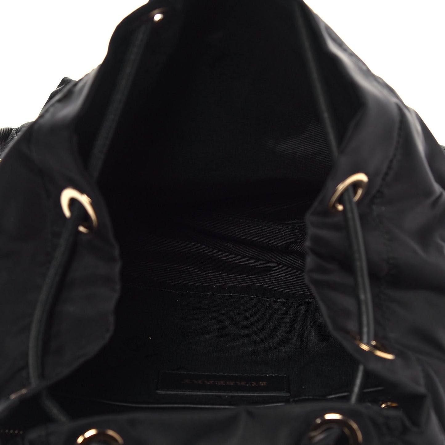 Nylon Medium Rucksack Backpack Black