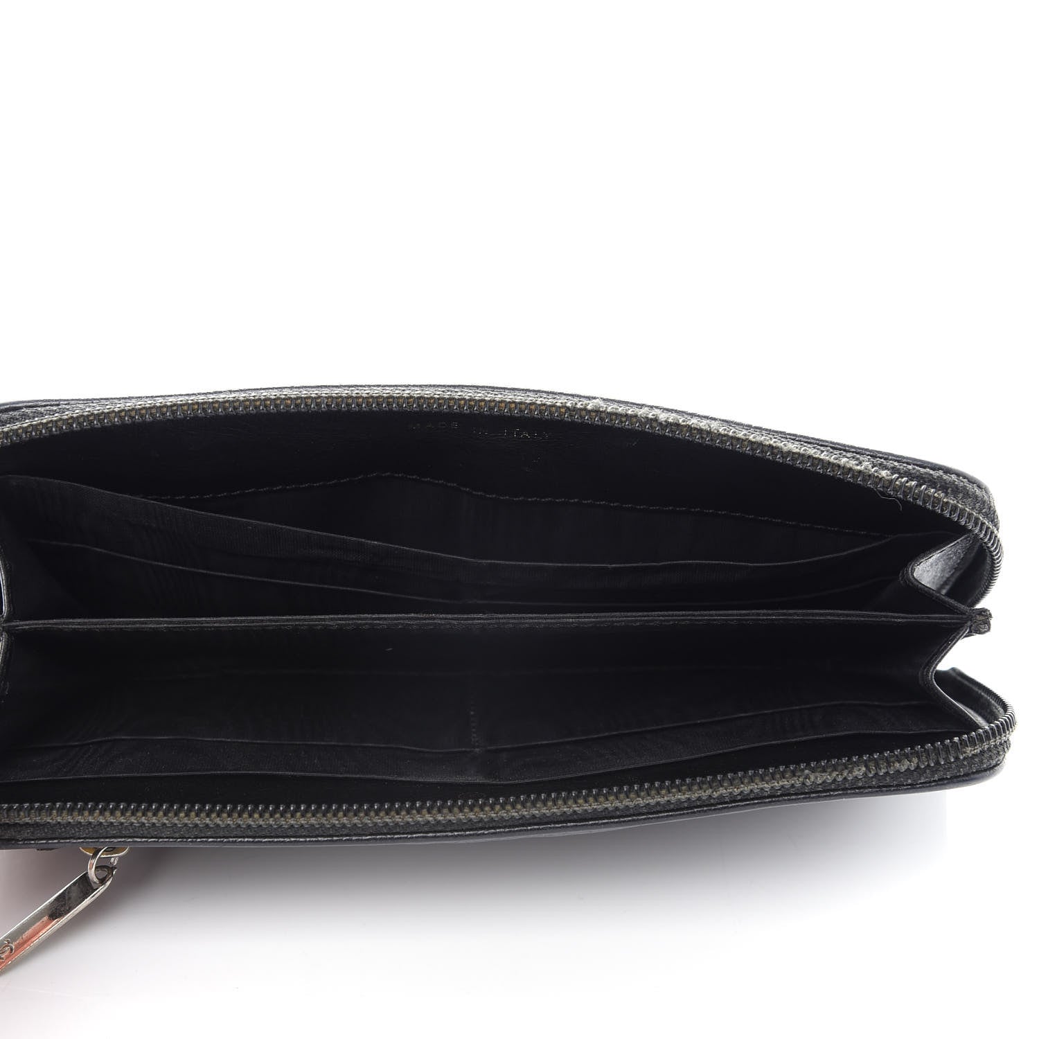 Chanel Caviar Large Timeless CC Zip Around Wallet Black 5 of 8