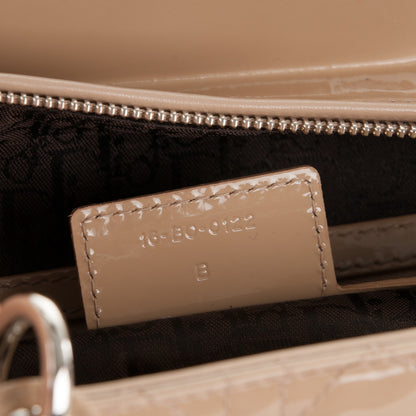 Christian Dior Patent Cannage Large Lady Dior Beige 7 of 7