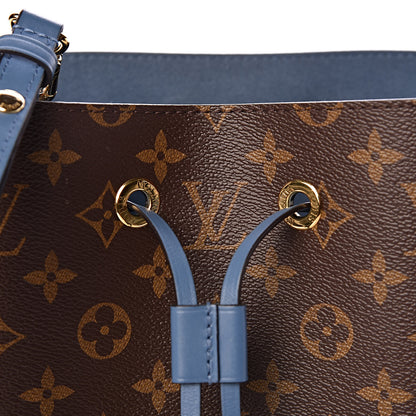 Louis Vuitton Monogram Neonoe MM Blue Jean 7 of 9