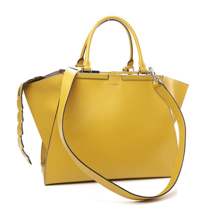 Fendi Vitello Dolce Croc Tail Petite 3Jours Tote Chantilly 2 of 11